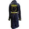 Nirvana - Yellow Happy Face Bathrobe - Black Product image